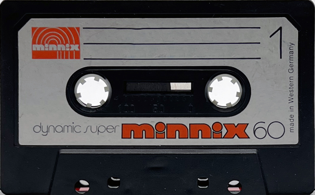 Compact Cassette Minnix 60 Type I Normal Europe