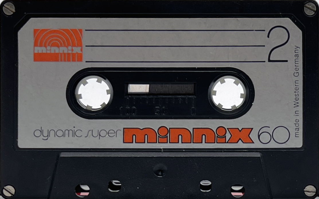 Compact Cassette Minnix 60 Type I Normal Europe