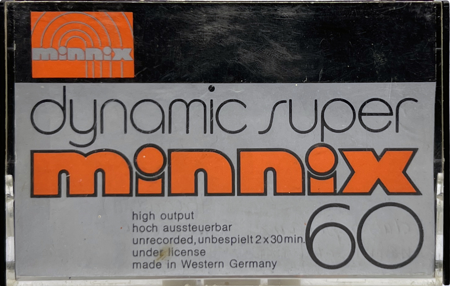 Compact Cassette Minnix 60 Type I Normal Europe