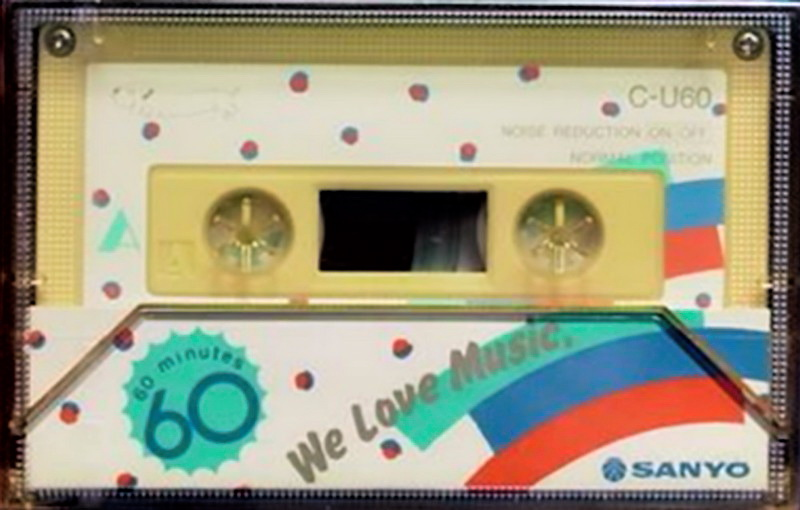 Compact Cassette:  Sanyo - We Love Music 60