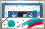 Compact Cassette Sanyo We Love Music 60 "Blue" Type I Normal 1983 Japan