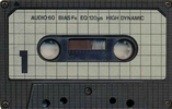 Compact Cassette Galenika 60 Type I Normal Yugoslavia