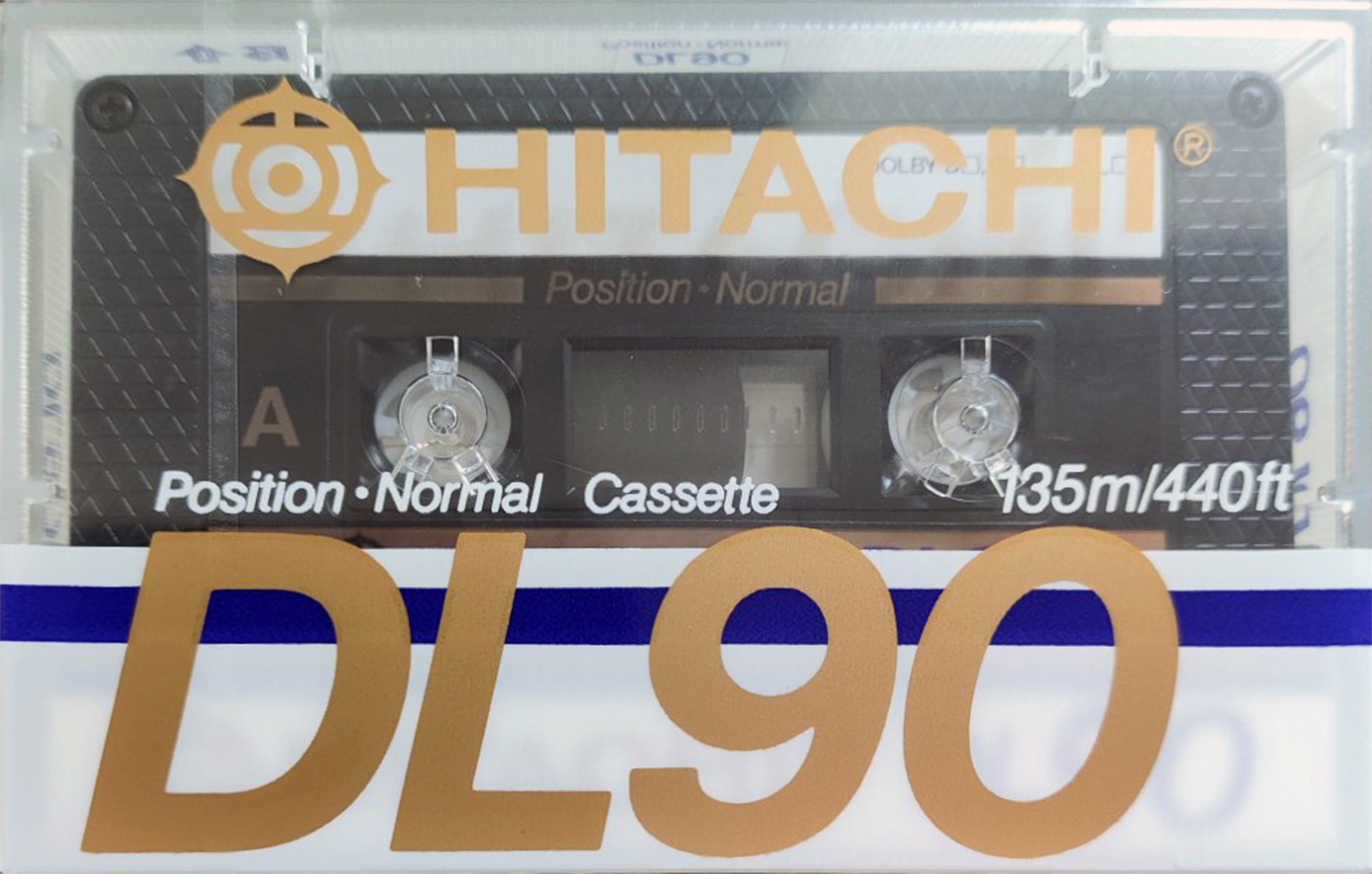 Compact Cassette Hitachi DL 90 Type I Normal 1985 Europe