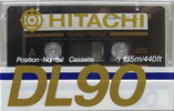 Compact Cassette Hitachi DL 90 Type I Normal 1985 Europe