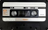 Compact Cassette Ross RX 1 30 "Letter Tape" Type I Normal 1970 USA