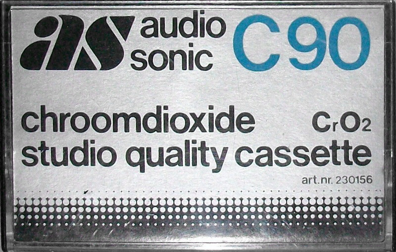 Compact Cassette Audio Sonic 90 Type II Chrome 1980 Europe