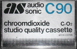 Compact Cassette Audio Sonic 90 Type II Chrome 1980 Europe