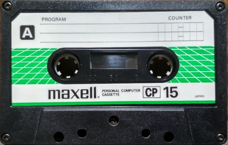 Compact Cassette Maxell CP 15 Computer Cassette 1983 USA