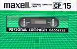 Compact Cassette Maxell CP 15 Computer Cassette 1983 USA
