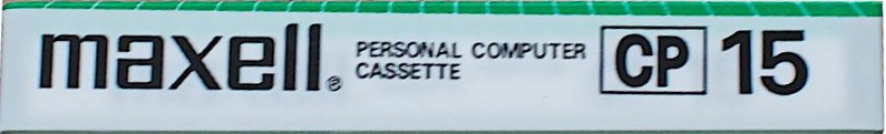 Compact Cassette Maxell CP 15 Computer Cassette 1983 USA