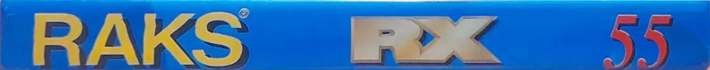 Compact Cassette RAKS RX 55 Type I Normal 1993 Europe