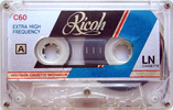 Compact Cassette Ricoh 60 Type I Normal Hong Kong