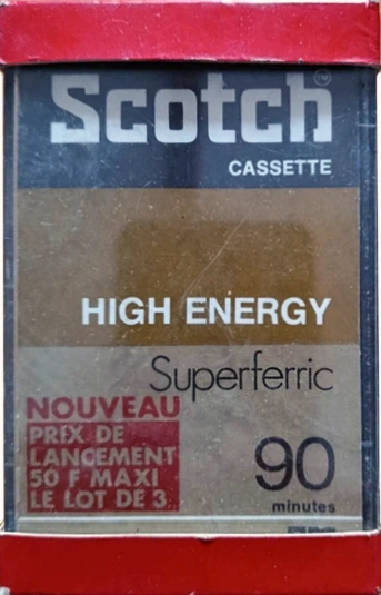 3 pack Scotch High Energy 90 Type I Normal 1975 France