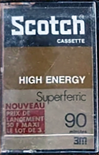 3 pack Scotch High Energy 90 Type I Normal 1975 France