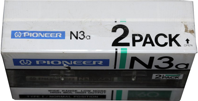 2 pack Pioneer N3a 60 Type I Normal 1982 Japan