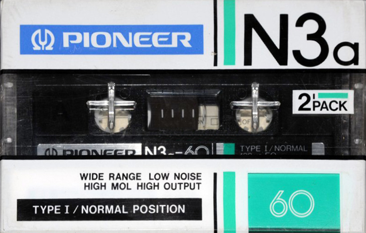 2 pack Pioneer N3a 60 Type I Normal 1982 Japan