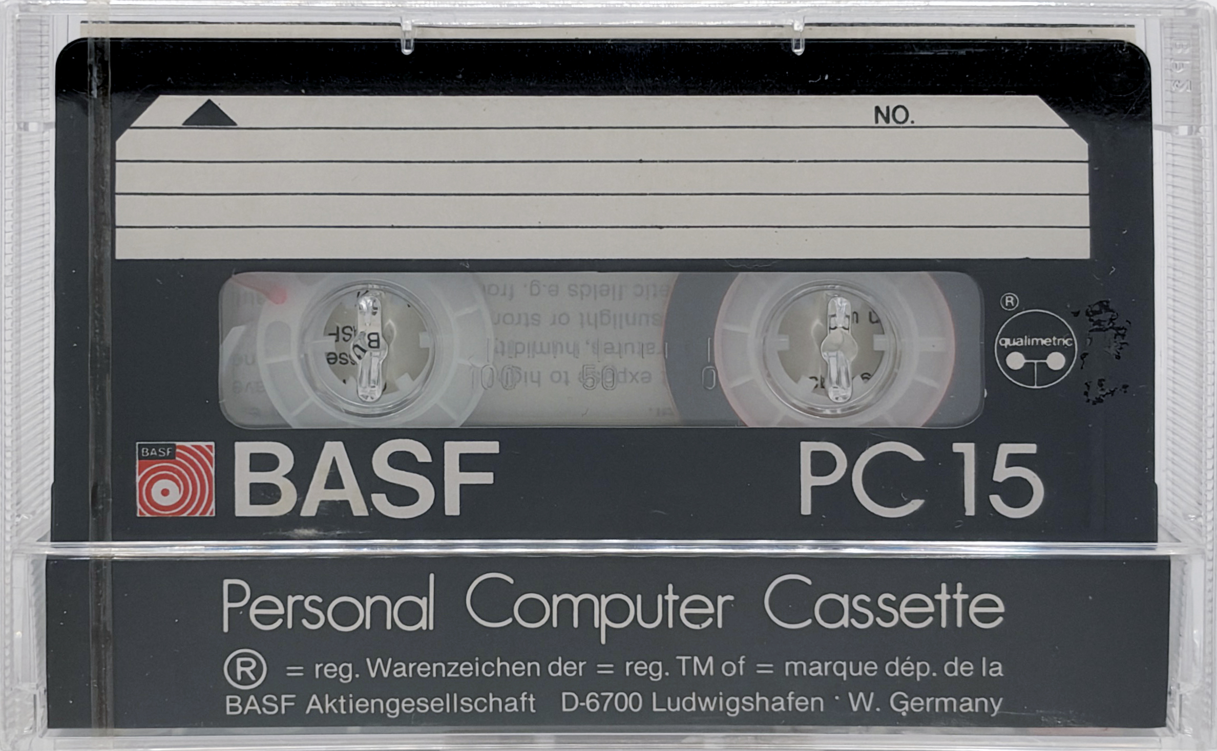 Compact Cassette BASF 15 Computer Cassette 1979 Europe