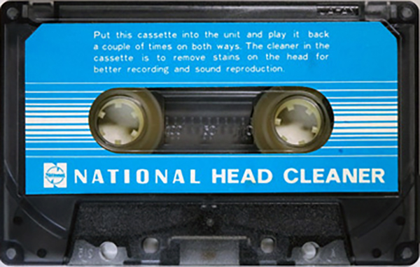 Compact Cassette National "RP-900" Cleaning Cassette 1975 Japan