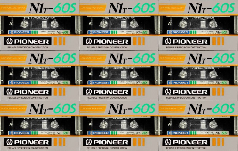 Compact Cassette Pioneer N1T 60 Type I Normal 1985 Japan