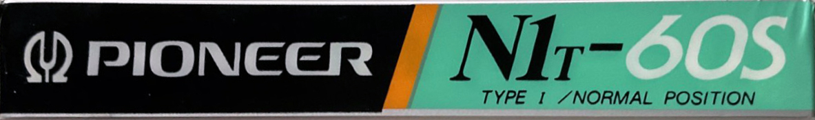 Compact Cassette Pioneer N1 60 "N1T-60S" Type I Normal 1984 Latin America
