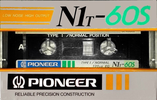 Compact Cassette Pioneer N1T 60 Type I Normal 1985 Japan