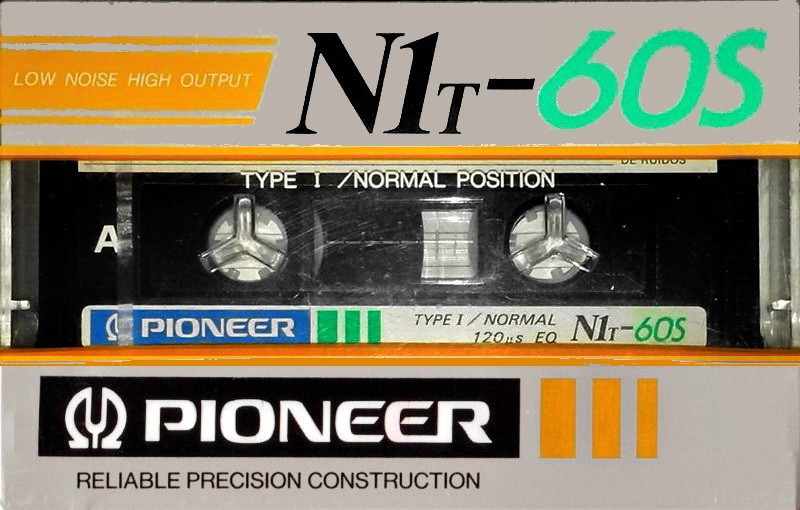 Compact Cassette Pioneer N1T 60 Type I Normal 1985 Japan