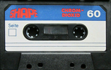 Compact Cassette Shape 60 Type II Chrome Europe