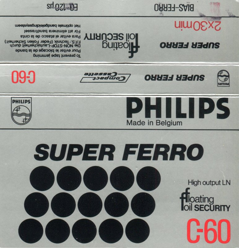 Compact Cassette: Philips  - Super Ferro 60