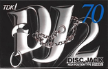 Compact Cassette TDK DJ2 Disc Jack 70 "DJ2-70S" Type II Chrome 1997 Japan