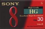 cover of Video8, Hi8, Digital8 Sony HG Type I Normal