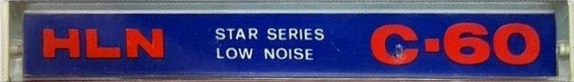 Compact Cassette HLN Star Seies 60 Type I Normal Hong Kong