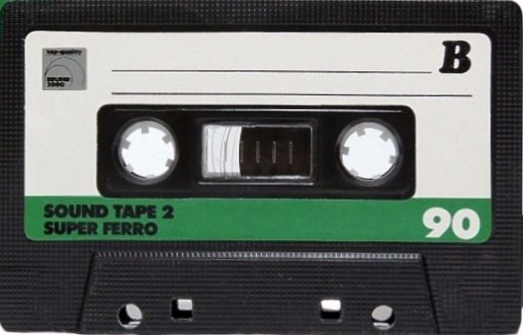 Compact Cassette Sound 2000 Sound Tape 2 90 "Super Ferro" Type I Normal 1978 Germany