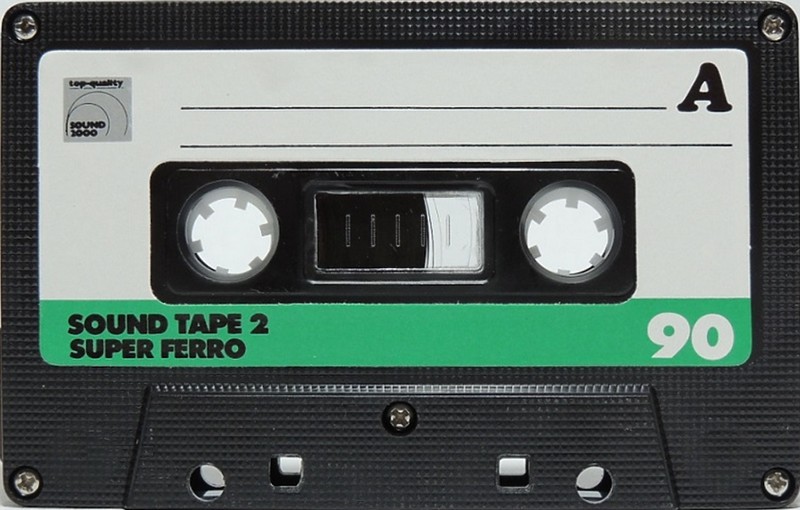 Compact Cassette Sound 2000 Sound Tape 2 90 "Super Ferro" Type I Normal 1978 Germany