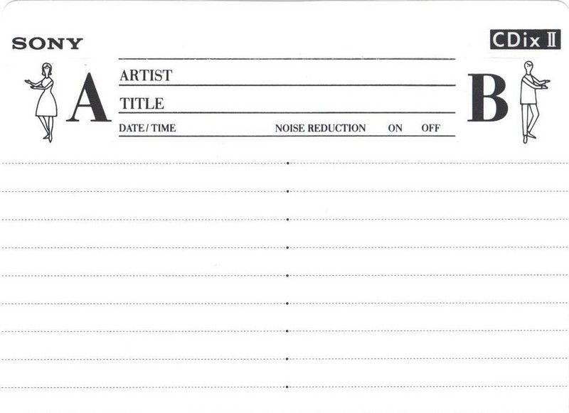 Compact Cassette: Sony  - CDix II 46