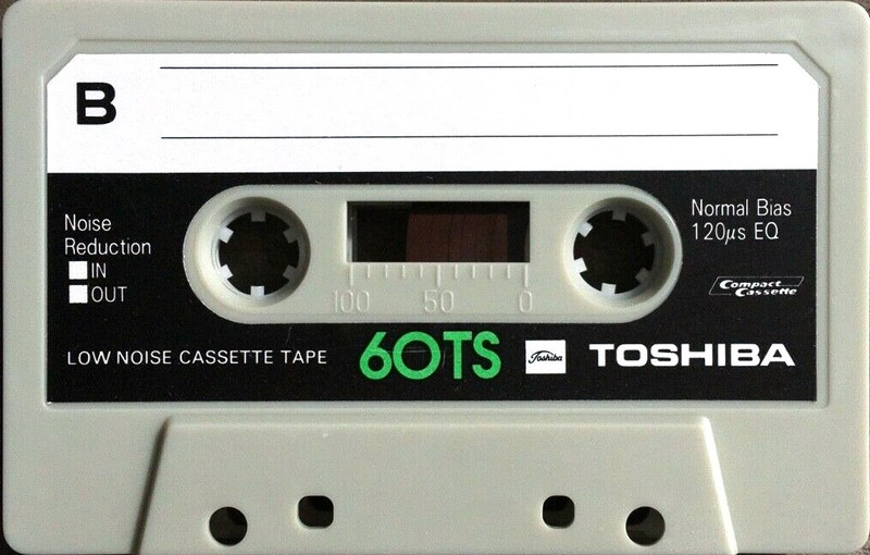 Compact Cassette Toshiba TS 60 Type I Normal 1973 Japan