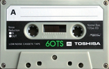 Compact Cassette Toshiba TS 60 Type I Normal 1973 Japan