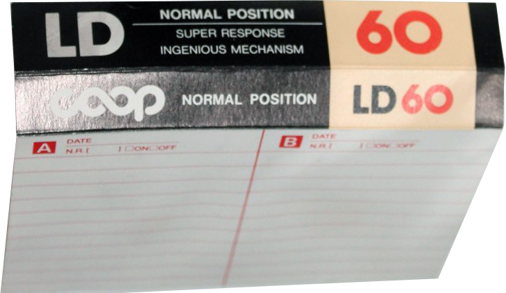 Compact Cassette CO-OP LD 60 Type I Normal 1985 Japan