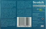 Compact Cassette Scotch BX 90 Type I Normal 1993 Worldwide