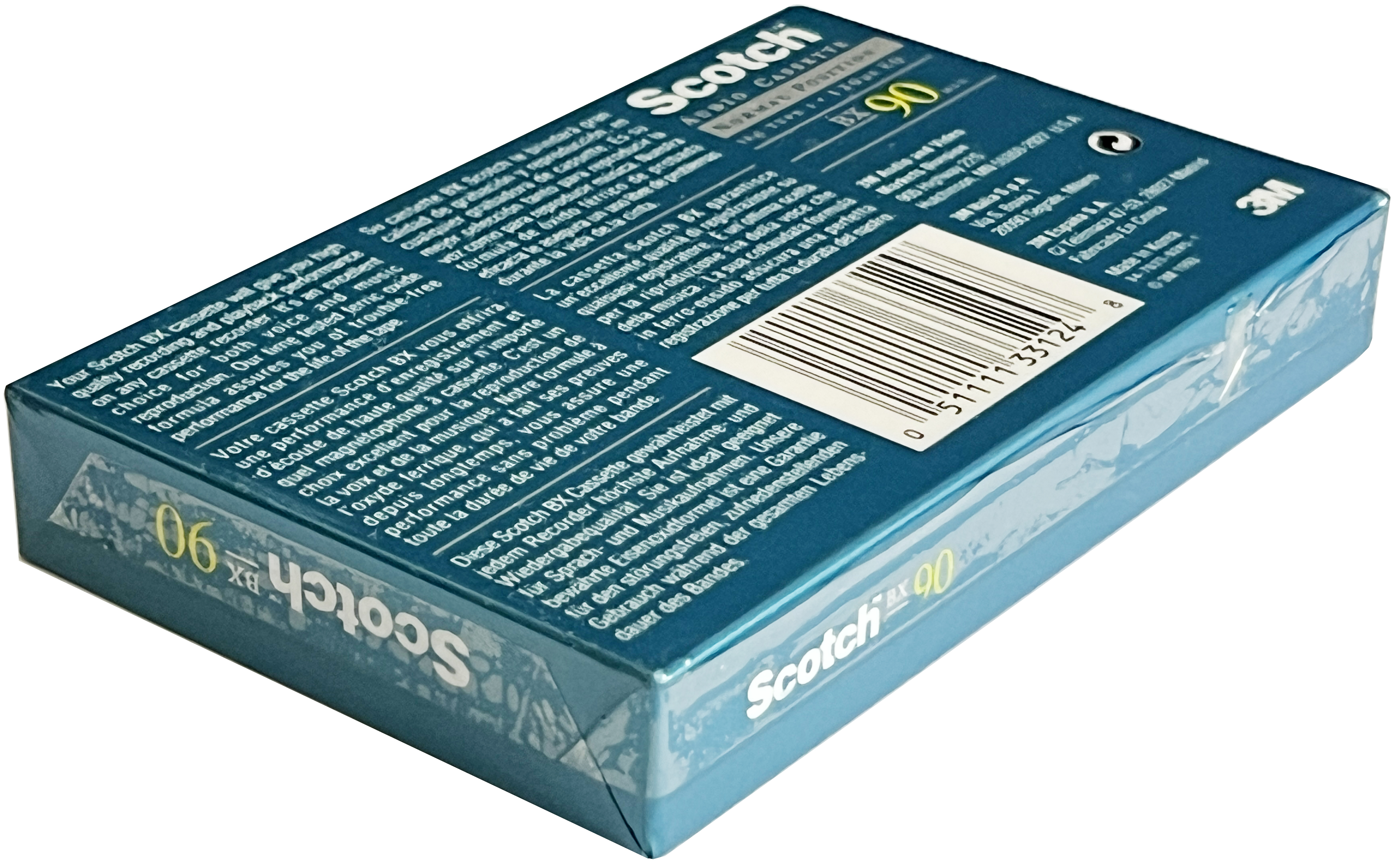 Compact Cassette Scotch BX 90 Type I Normal 1993 Worldwide