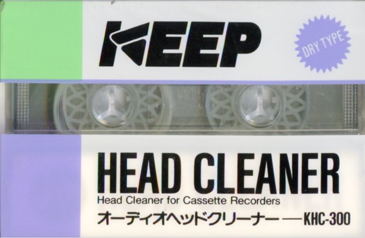 Compact Cassette KEEP "KHC-300" Cleaning Cassette 1984 Japan