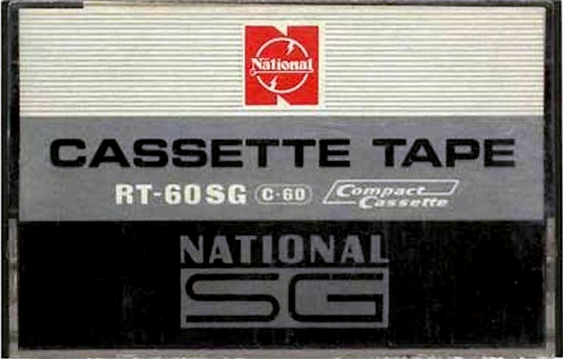 Compact Cassette National SG 60 "RT-60SG" Type I Normal 1969 Japan
