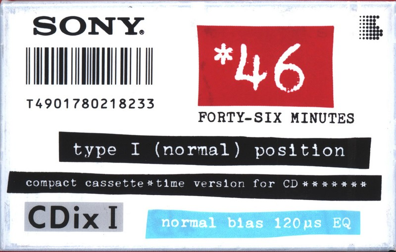 Compact Cassette: Sony  - CDix I 46