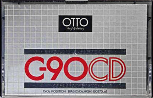 Compact Cassette OTTO CD 90 Type II Chrome 1979 Japan