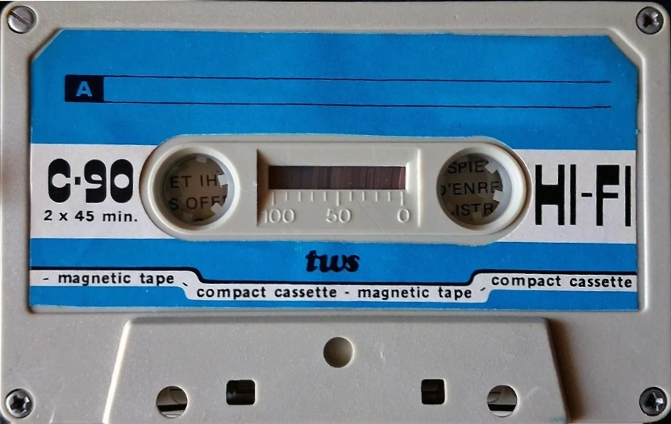 Compact Cassette TWS 90 Type I Normal 1977 Europe