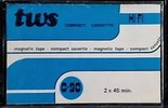 Compact Cassette TWS 90 Type I Normal 1977 Europe
