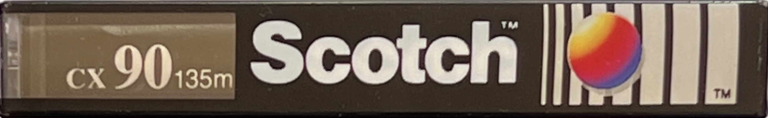 Compact Cassette Scotch CX 90 Type I Normal 1987 Europe, North America