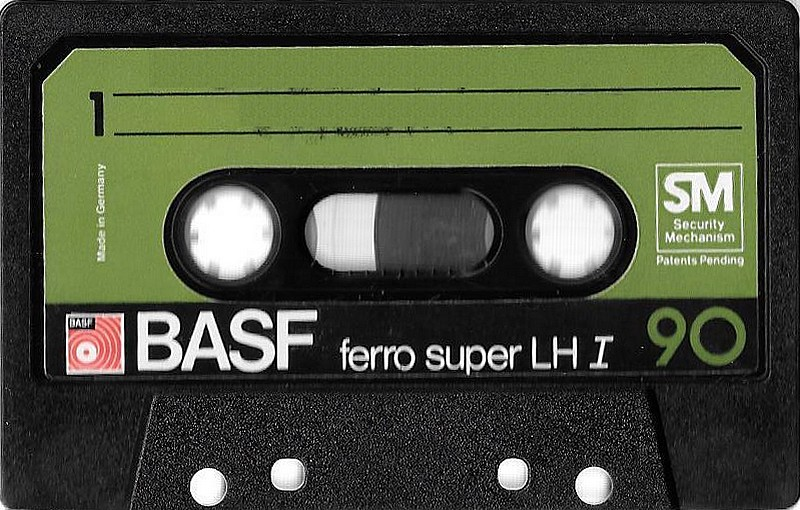 Compact Cassette BASF Ferro Super LH I 90 Type I Normal 1977 Europe