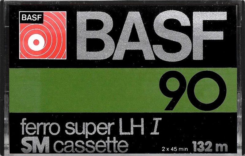 Compact Cassette BASF Ferro Super LH I 90 Type I Normal 1977 Europe