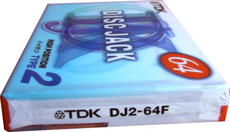 Compact Cassette TDK DJ2 Disc Jack 64 "DJ2-64F" Type II Chrome 1999 Japan
