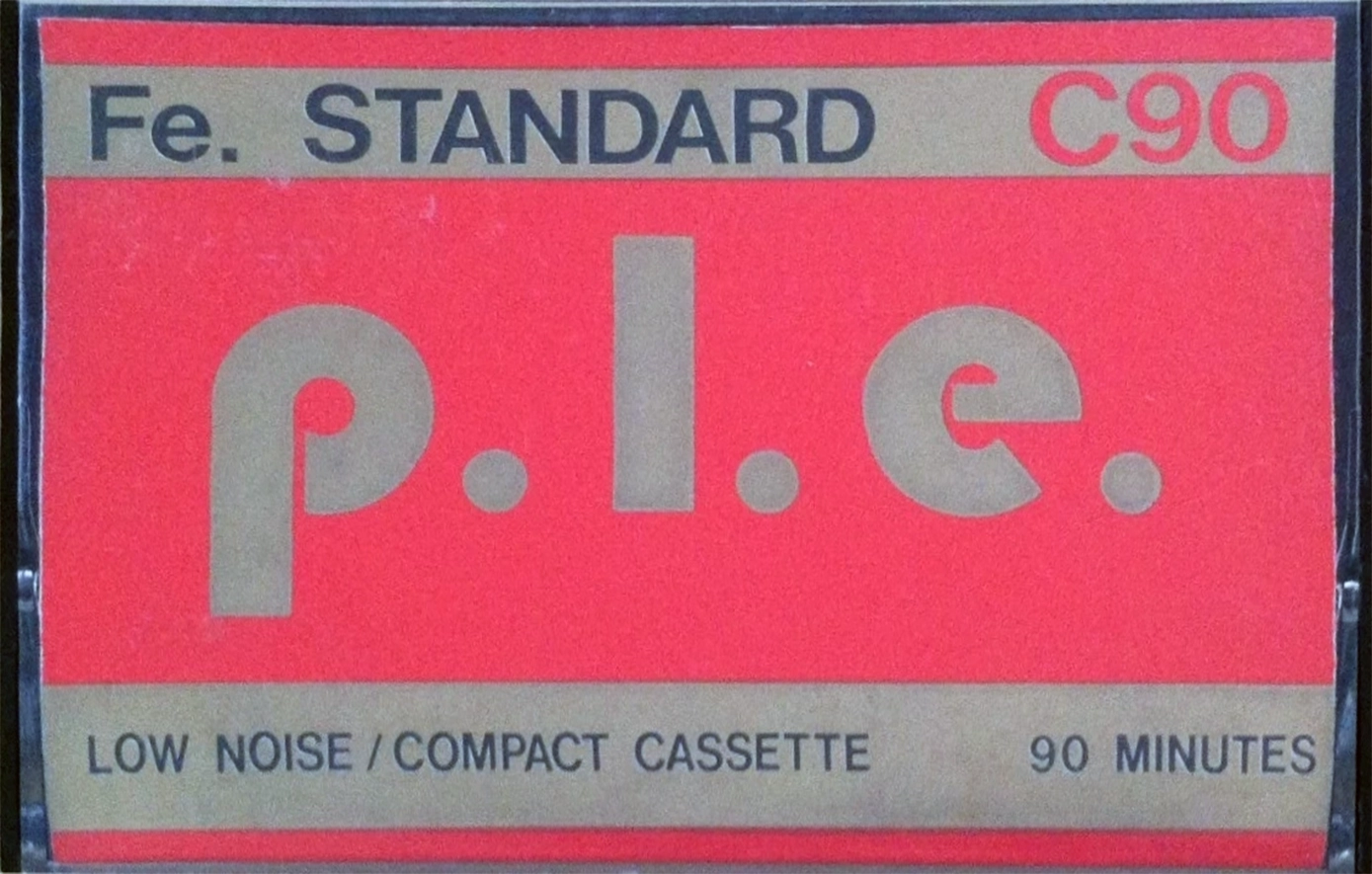Compact Cassette P.L.E. Standard 90 Type I Normal 1978 Hong Kong